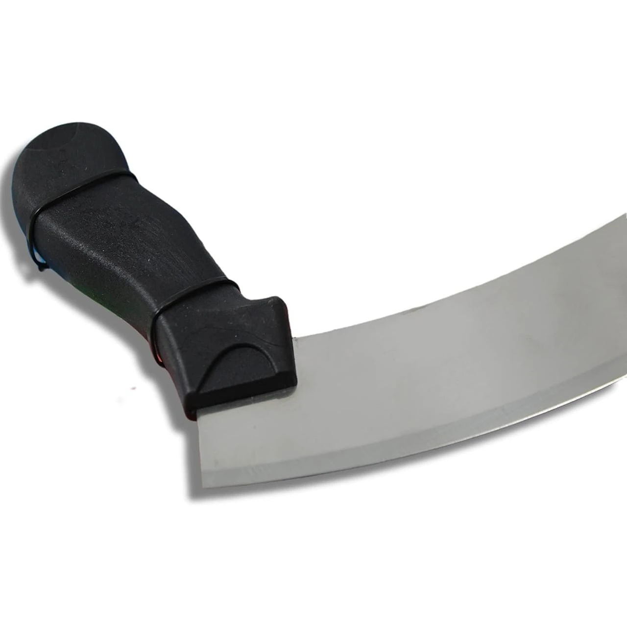 Black Handle with SS Blade Half Moon Pizza Cutter — view 5