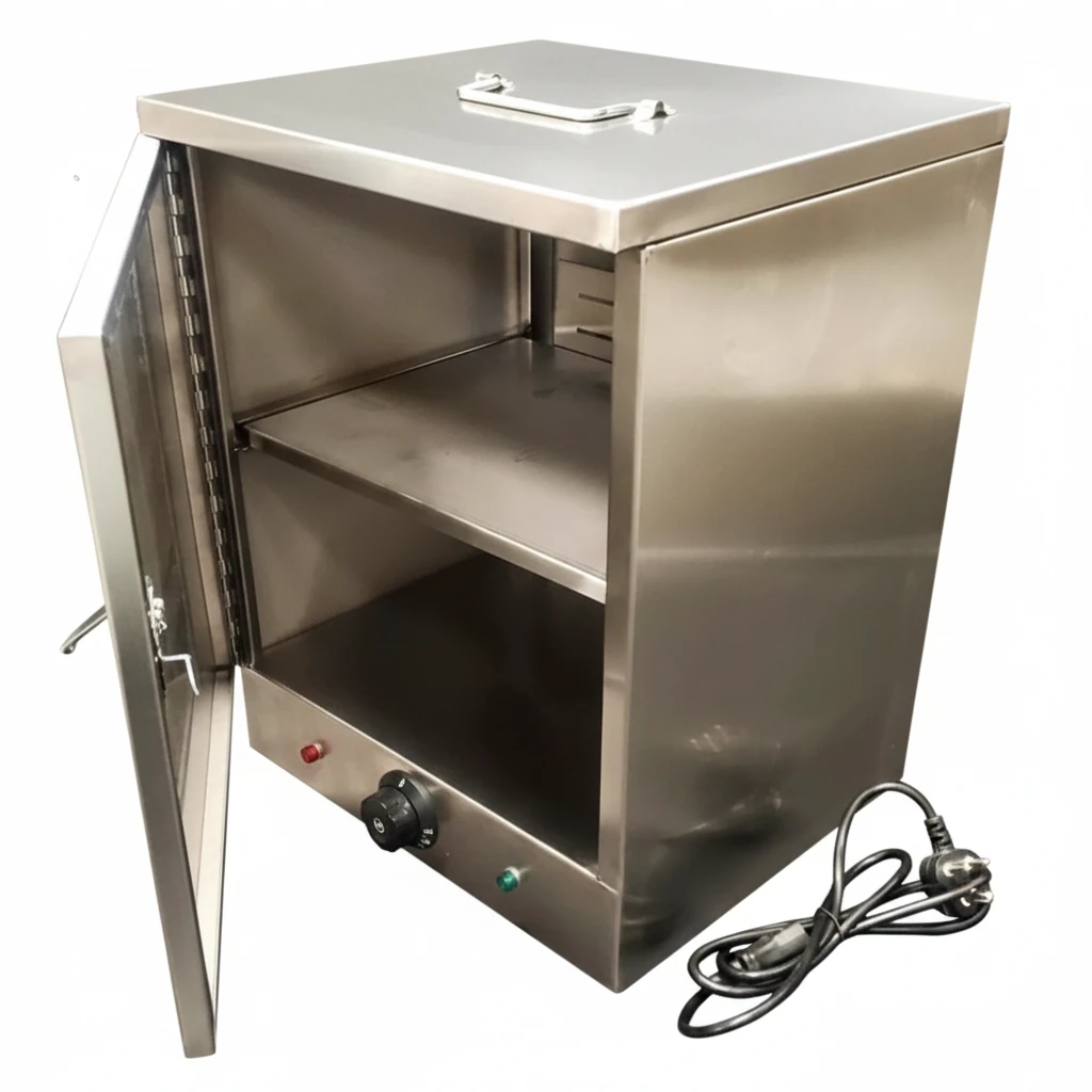 SS 2 Layer Electric Hot Box Cabinet for Food Warmer Trolley — view 4