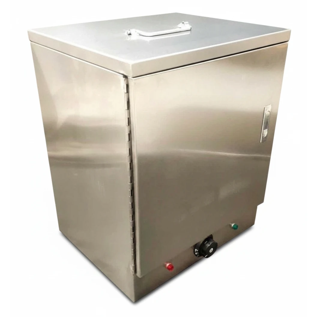 SS 2 Layer Electric Hot Box Cabinet for Food Warmer Trolley — view 5