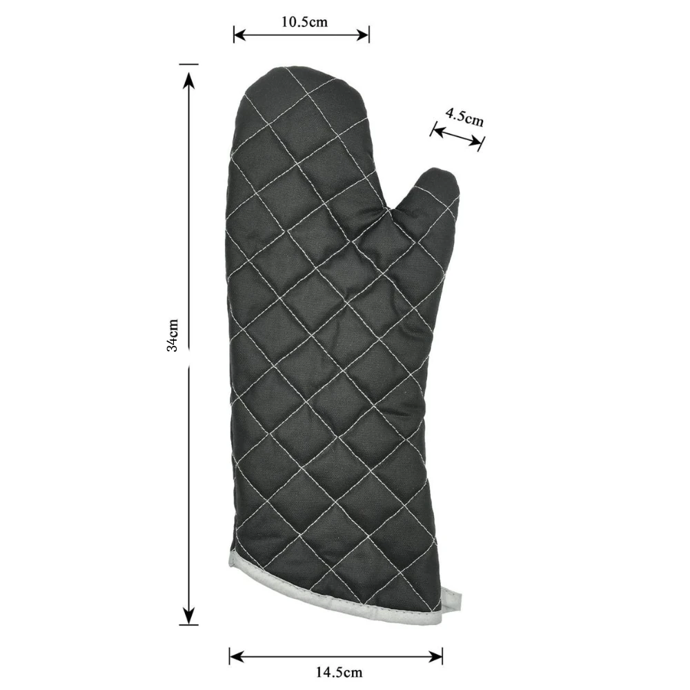 Black Baking Gloves - Medium — view 2