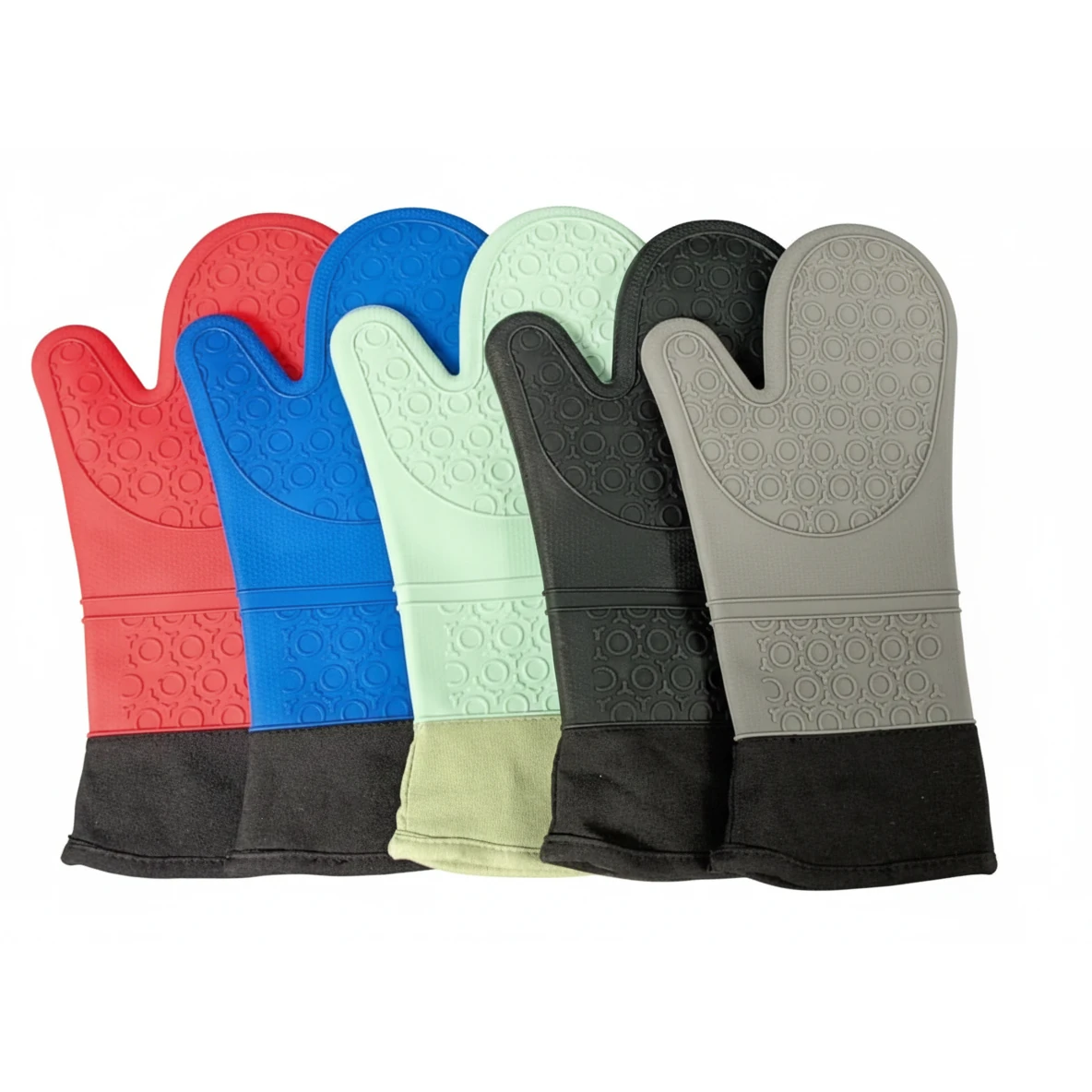 Silicon Baking Gloves - Mix Color