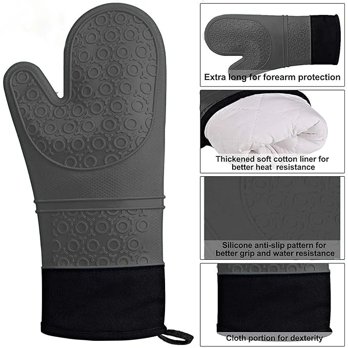 Silicon Baking Gloves - Mix Color — view 5
