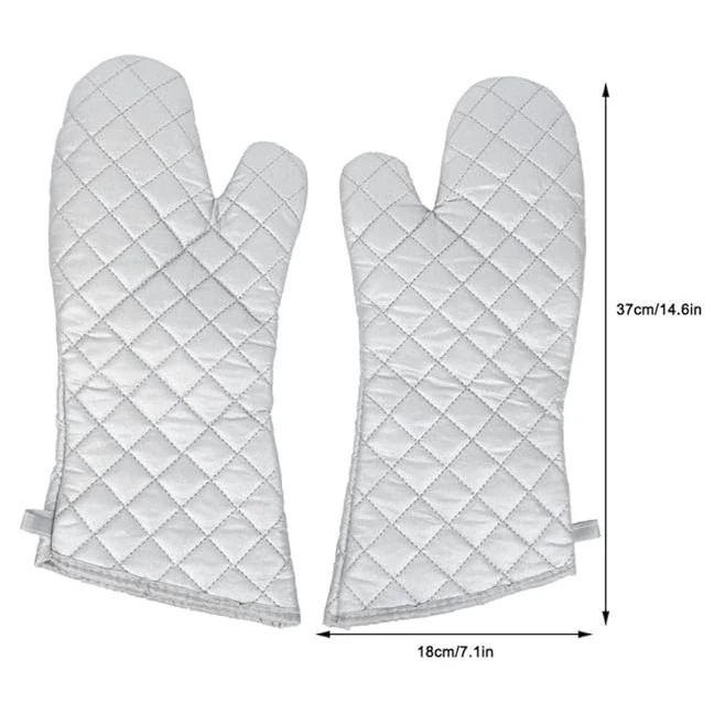 Silver Baking Gloves - Large — view 2