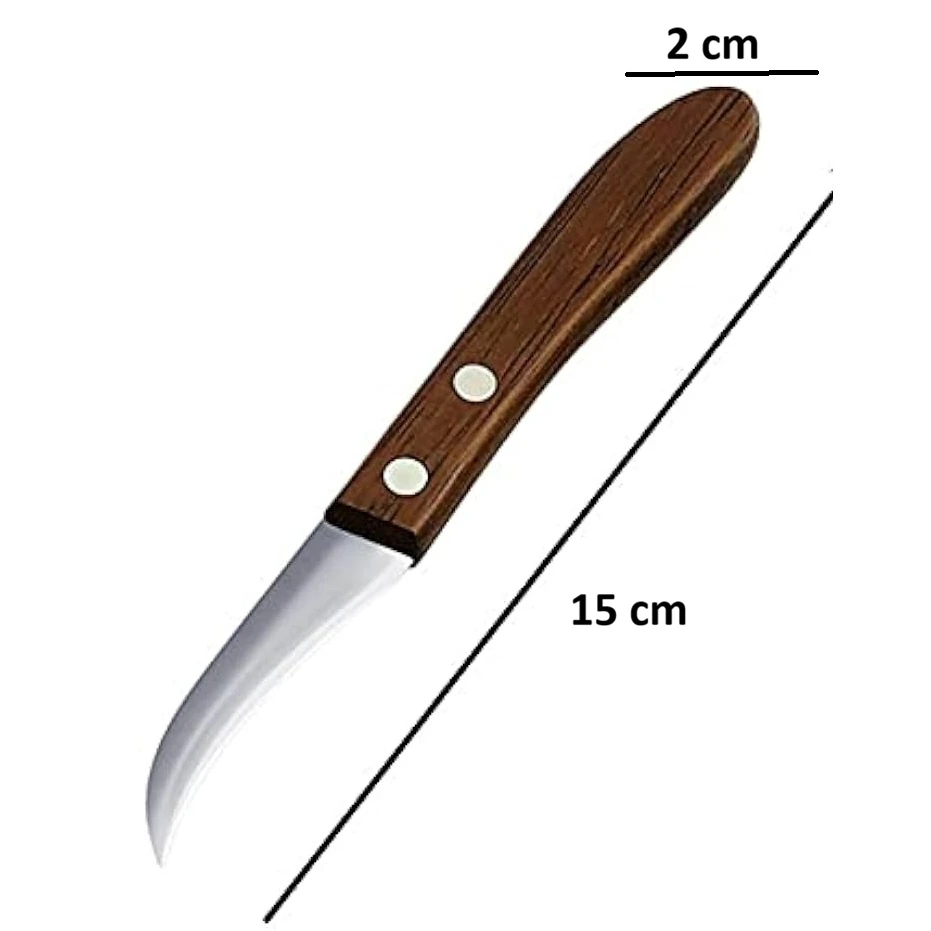 Wooden Handle Kitchen Carving Knife 102 — view 2