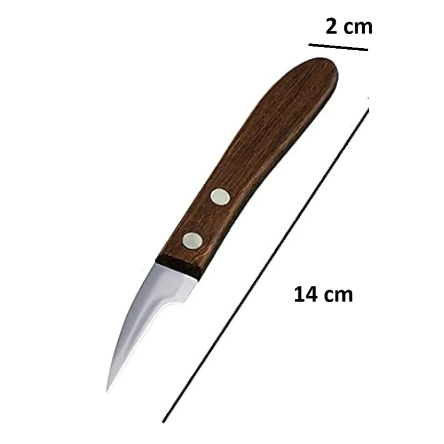 Wooden Handle Kitchen Carving Knife 242 — view 2