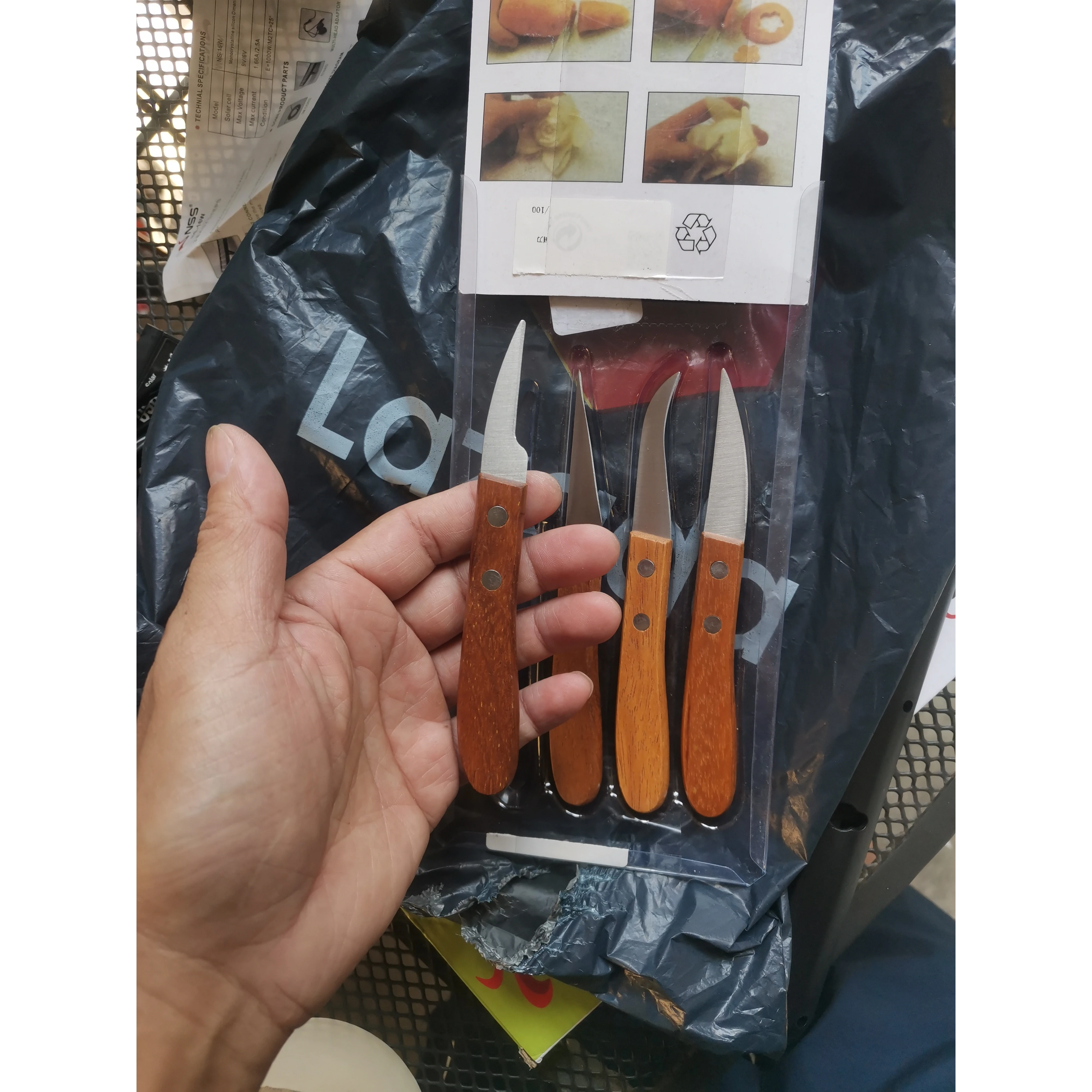 Wooden Handle Kitchen Carving Knife 242 — view 4