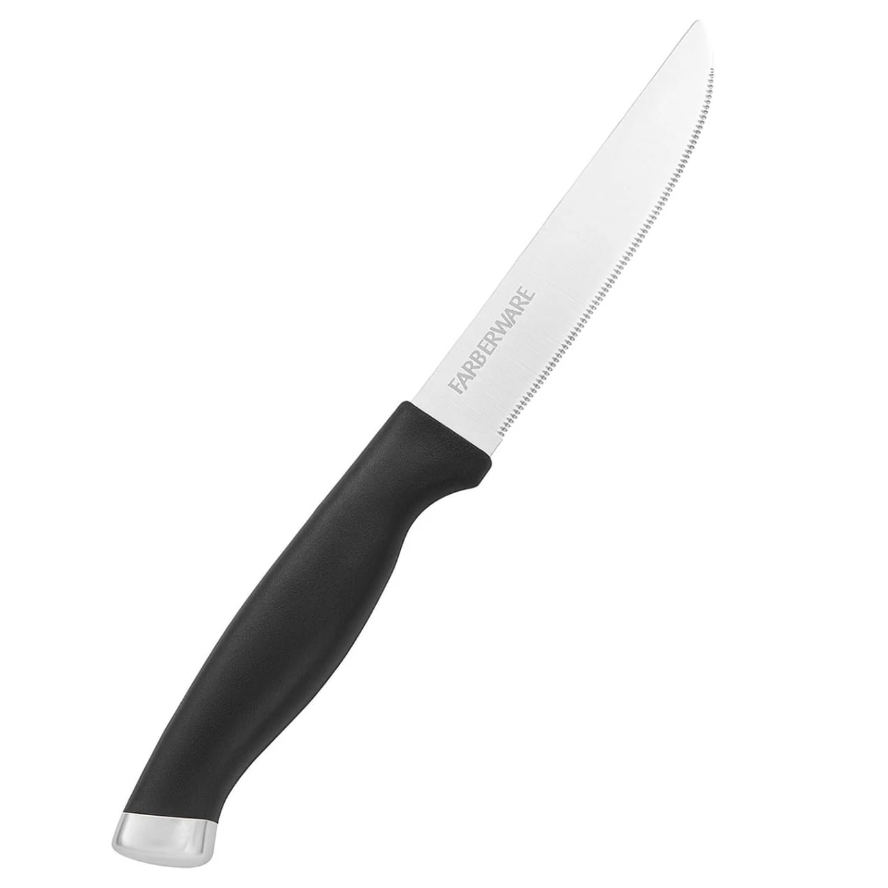 Plastic Handle Kitchen Knife with Teeth - 9"