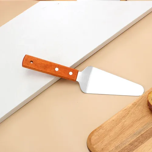Wooden Flat Handle SS Triangle Lifter Plain - No.147 — view 7