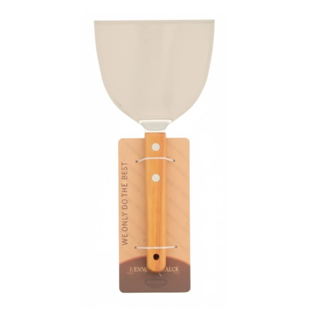 Wooden Flat Handle SS U Shaped Lifter Big - No.28