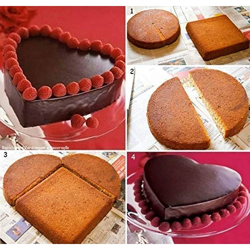Mix Teflon Coated Cake Mould 3pc/set with 7cm Depth - 20,22,24cm — view 3