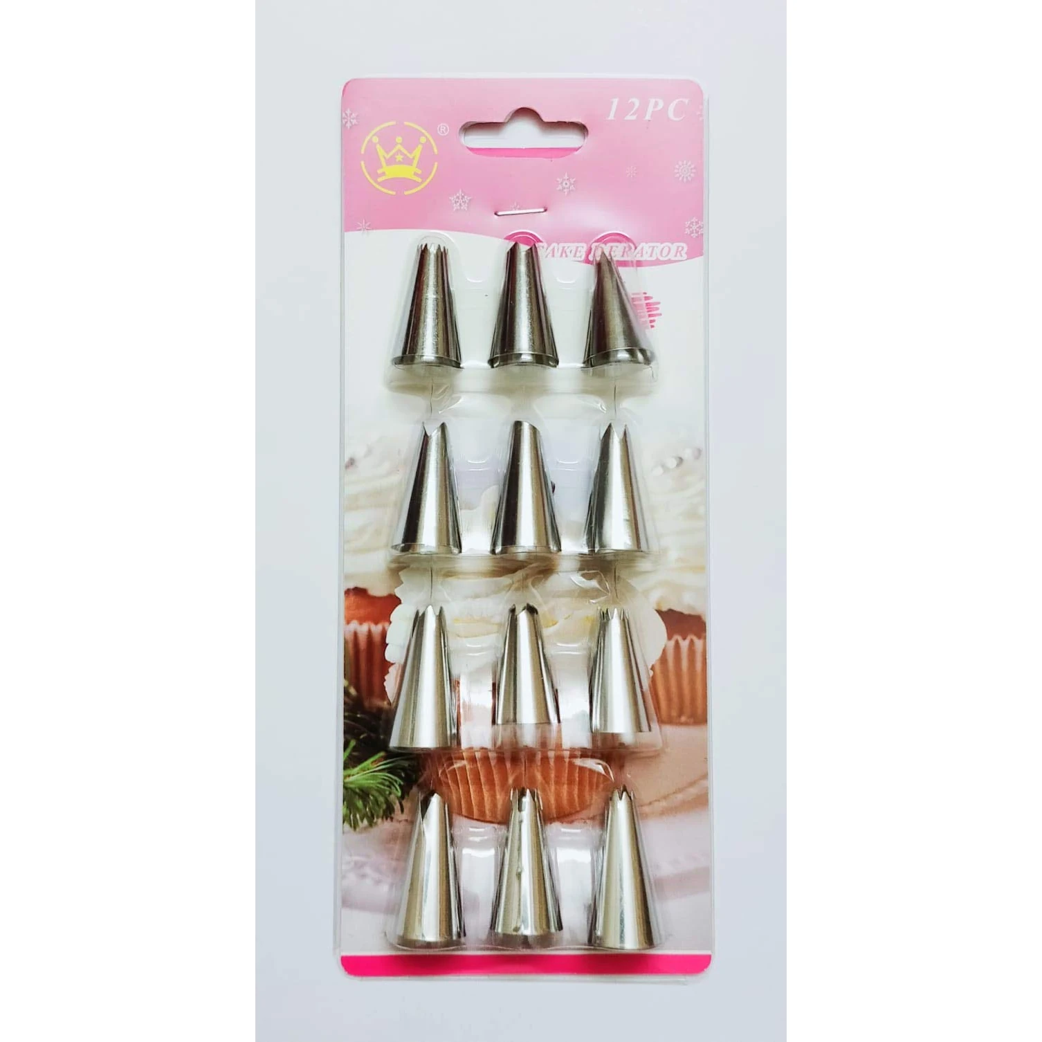 SS Nozzle 12pc - All Unique Designs