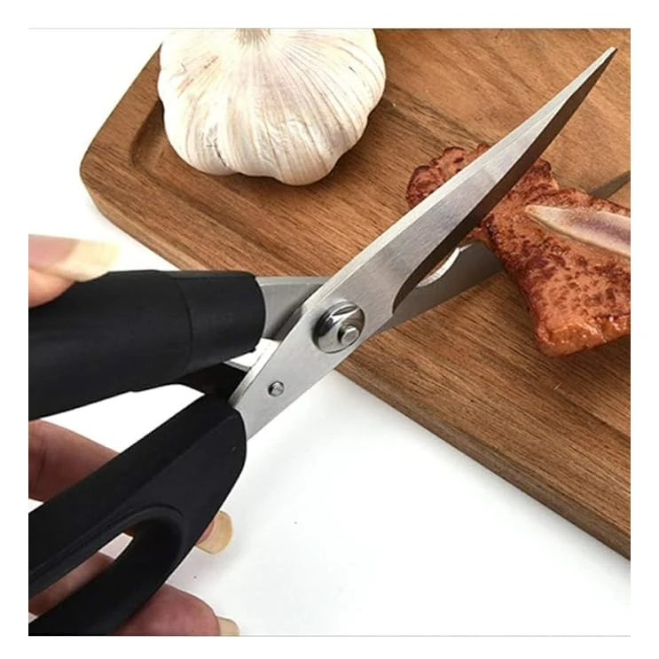 Black Handle Curved Kitchen Scissor — view 4