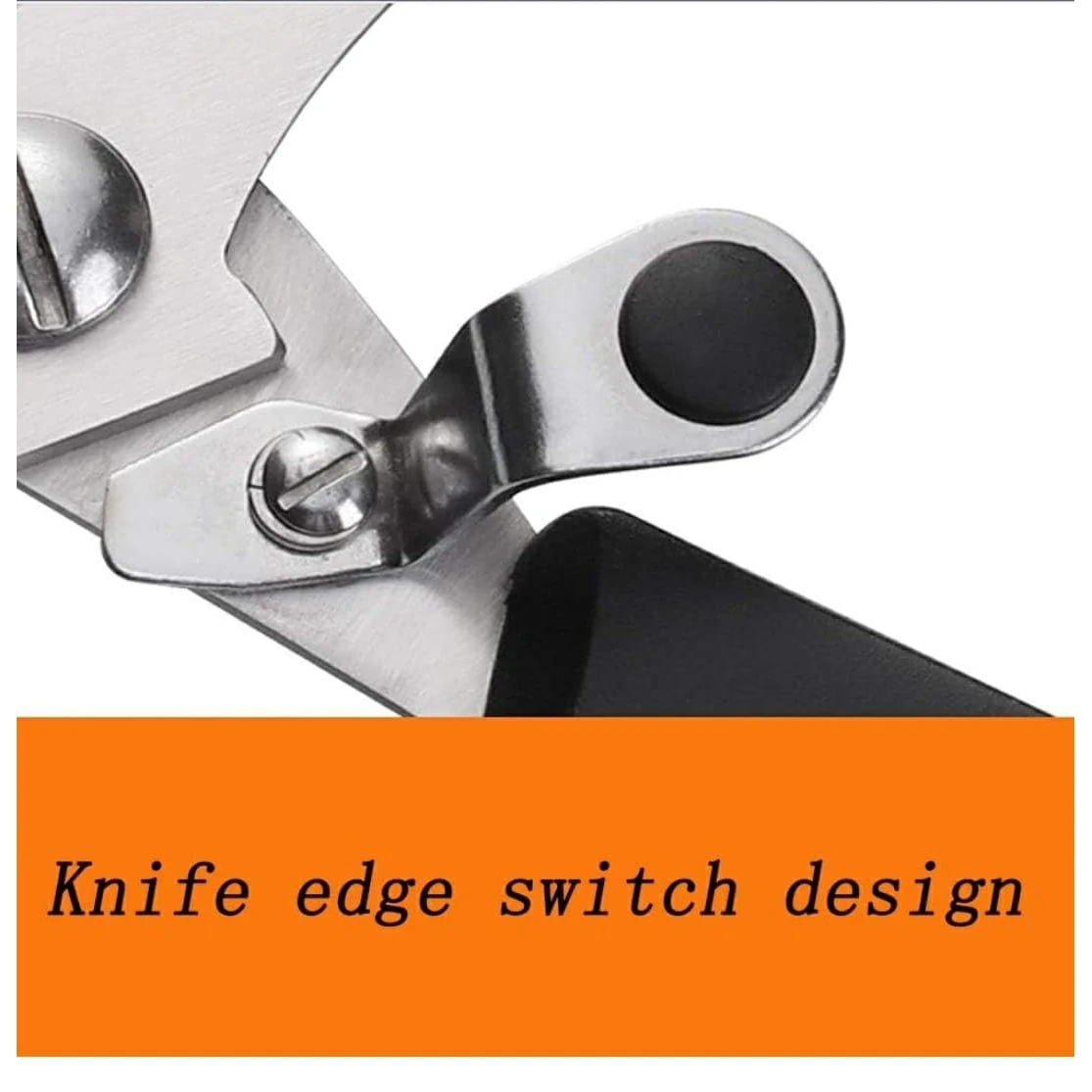Black Handle Curved Kitchen Scissor — view 7