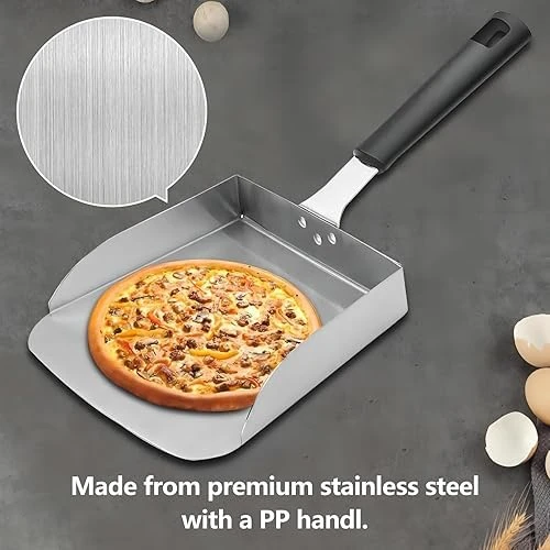 Premium Black Handle SS French Fries Shovel — view 6