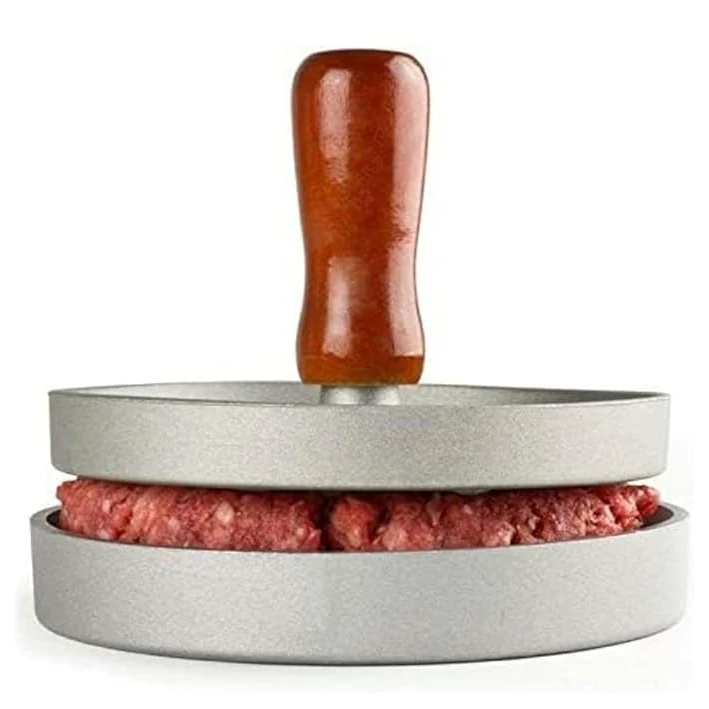 Wooden Handle Manual Burger/Patty Press — view 4