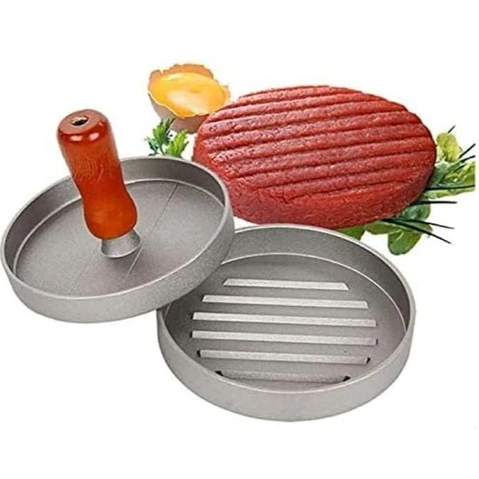 Wooden Handle Manual Burger/Patty Press — view 6