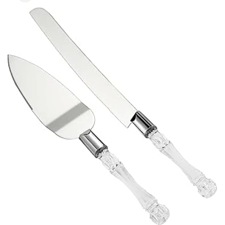 Acrylic Handle Baking Kit - Knife + Lifter 2pp (Knife: 30x2.5cm, Lifter: 25x4.5cm)