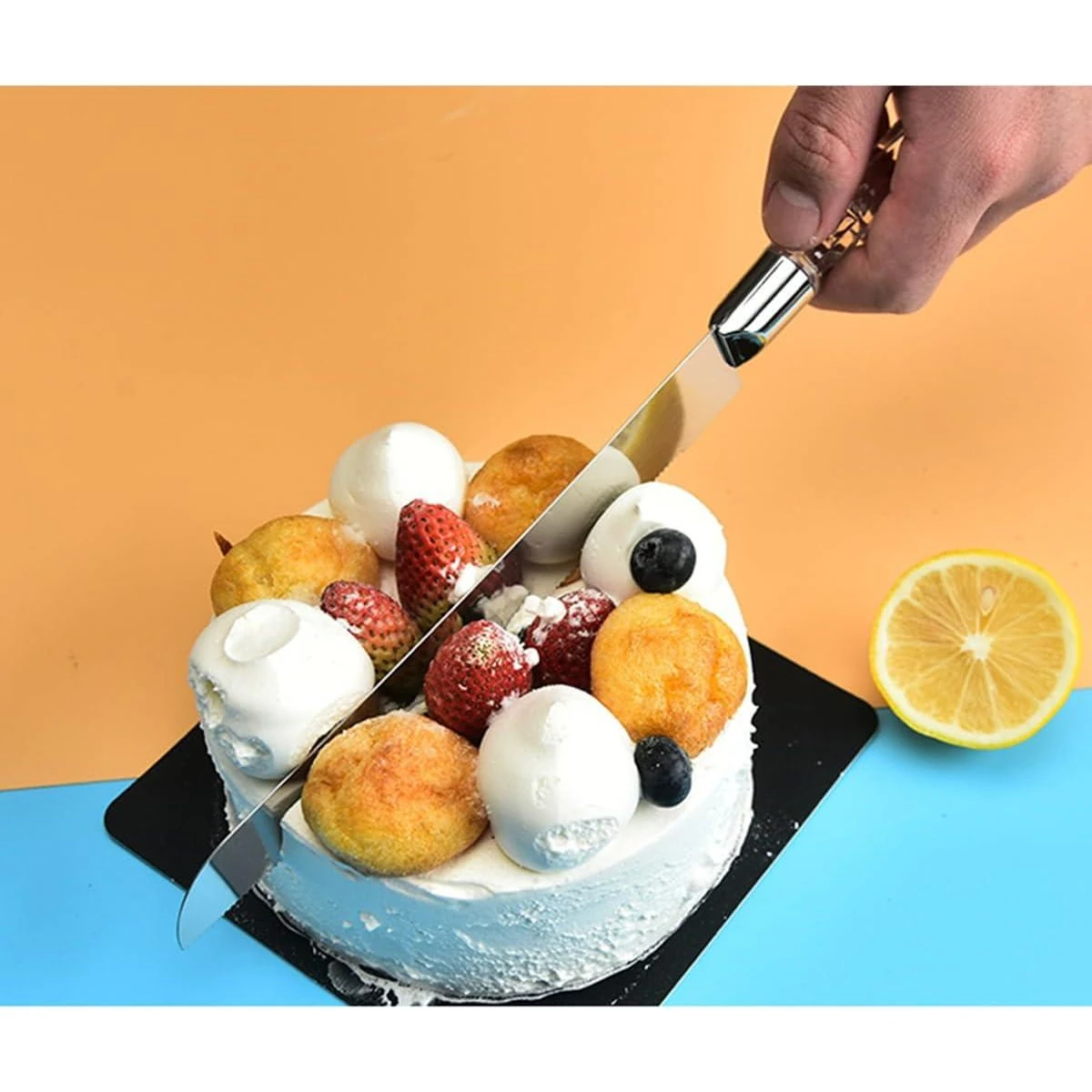 Acrylic Handle Baking Kit - Knife + Lifter 2pp (Knife: 30x2.5cm, Lifter: 25x4.5cm) — view 3