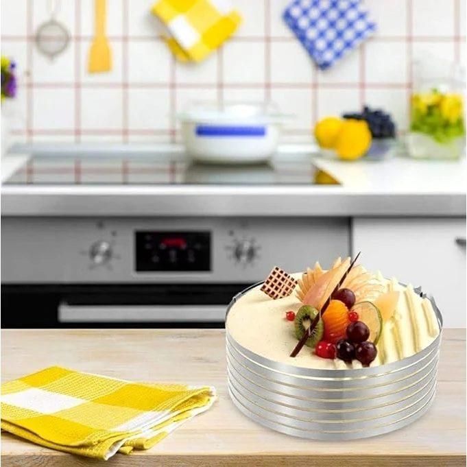 SS Cake Slicing Ring (24 to 30cm) — view 6