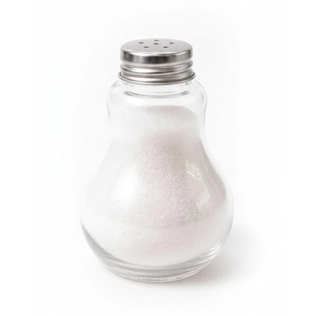 VAMA Glass Bulb Shaped Salt Shaker - Transparent