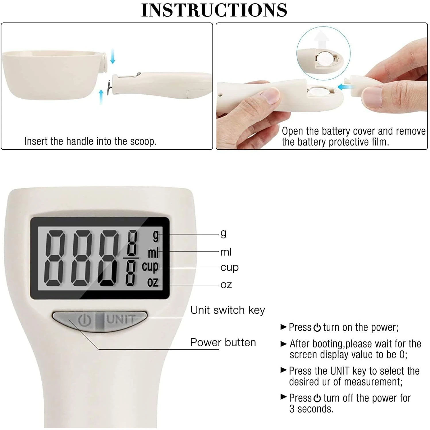 Plastic Digital Measuring Scoop — view 5