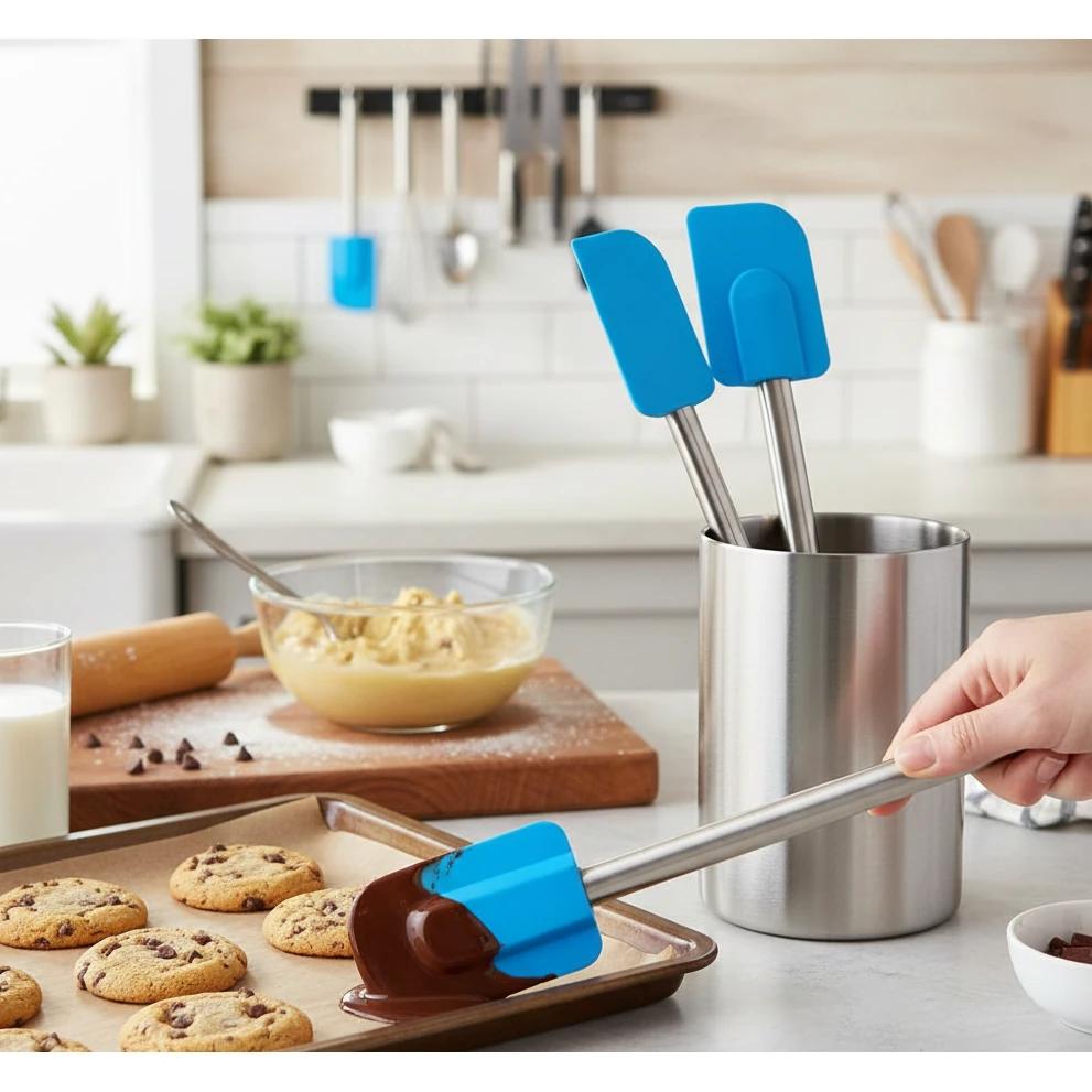SS Handle Silicon Spatula Big 27cm — view 3