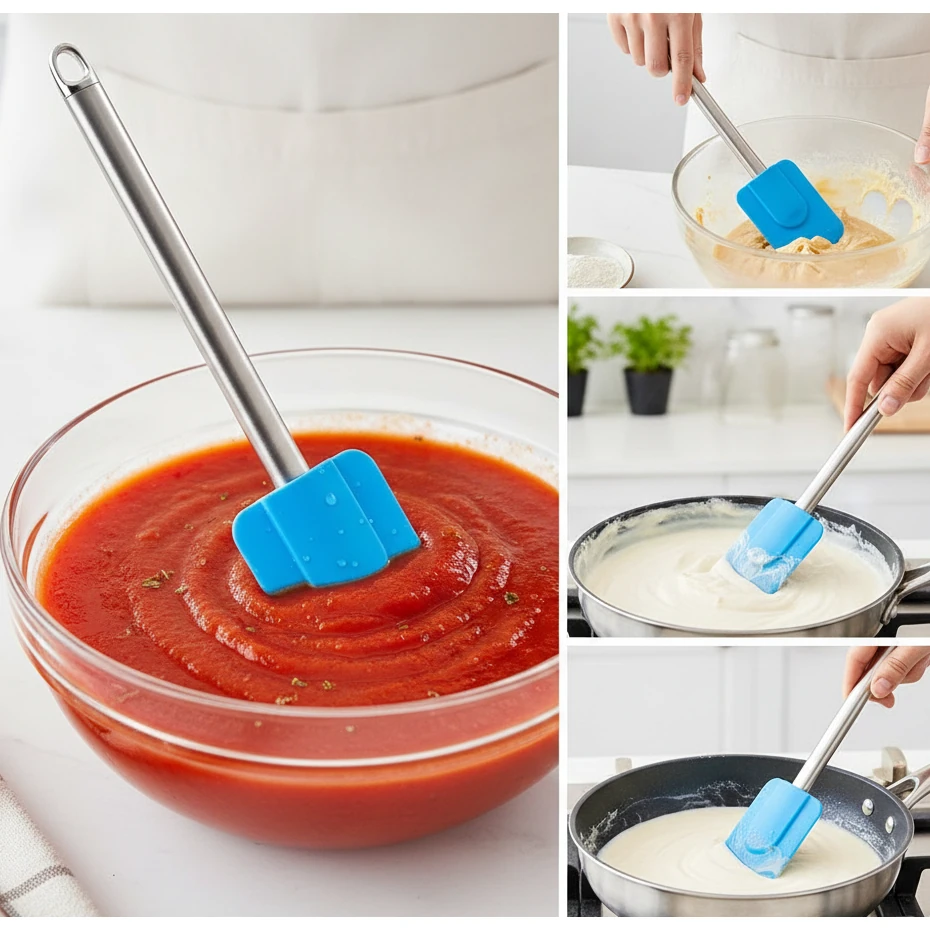 SS Handle Silicon Spatula Big 27cm — view 5