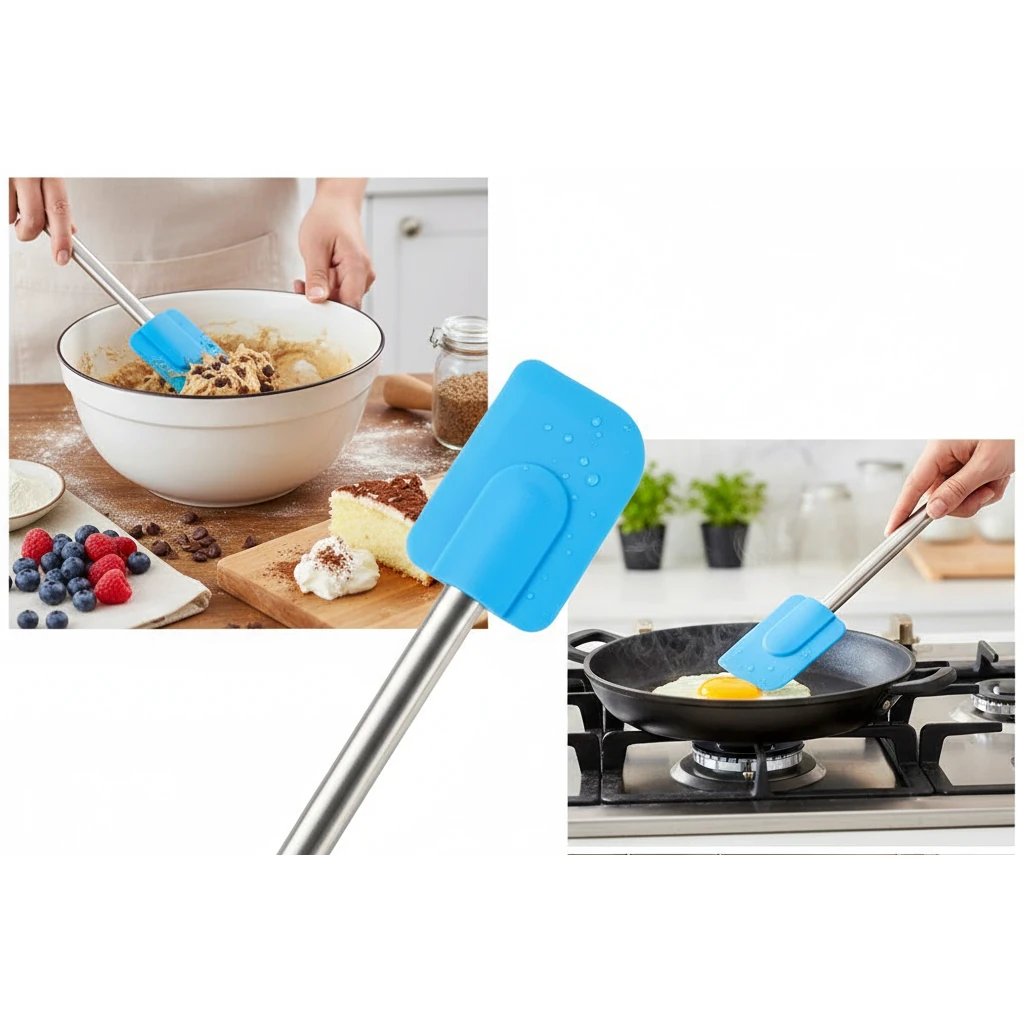 SS Handle Silicon Spatula Big 27cm — view 6