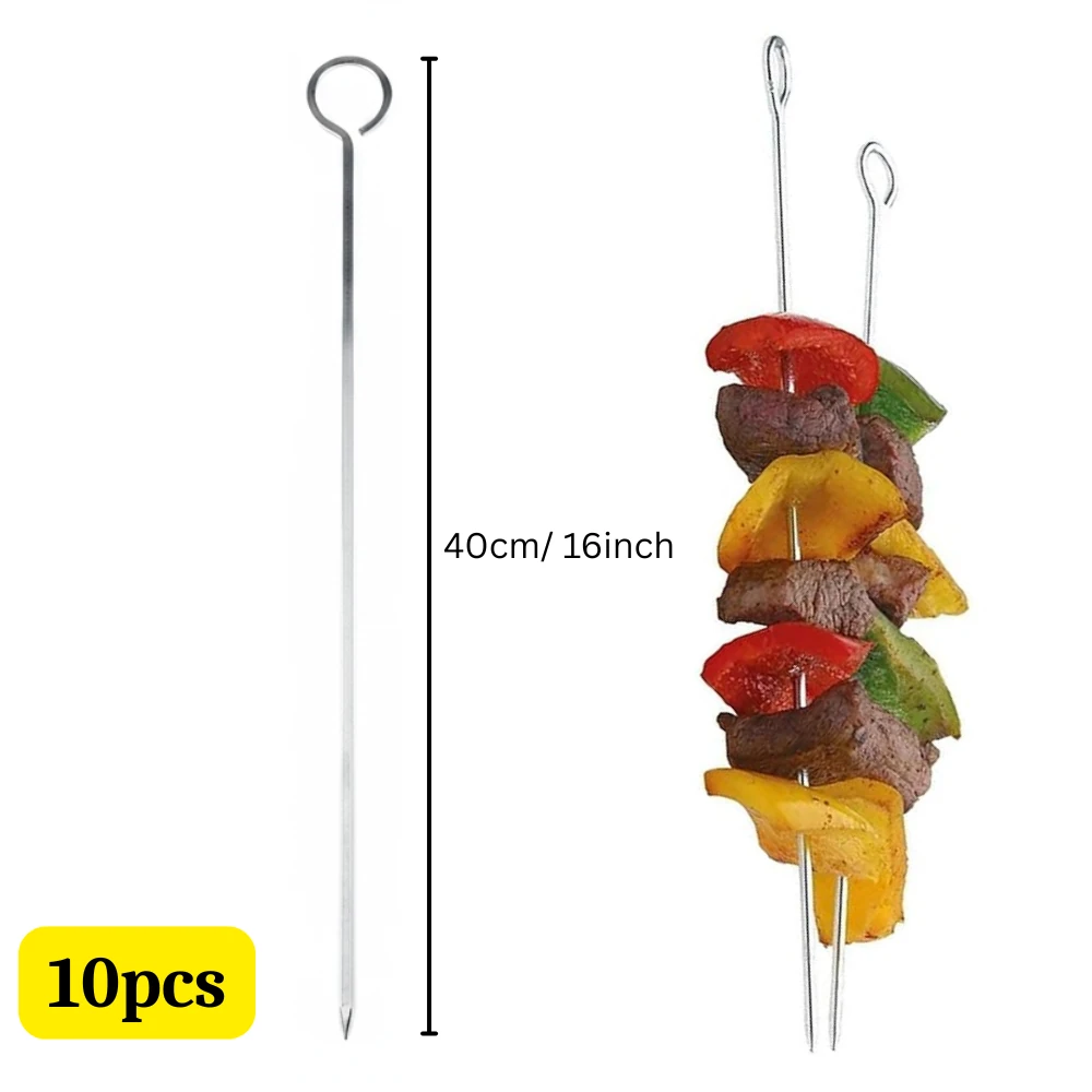 SS BBQ Skewers/Sticks- 16" — view 2