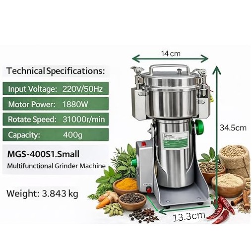 Electric Sensor Based Dry Masala Grinder