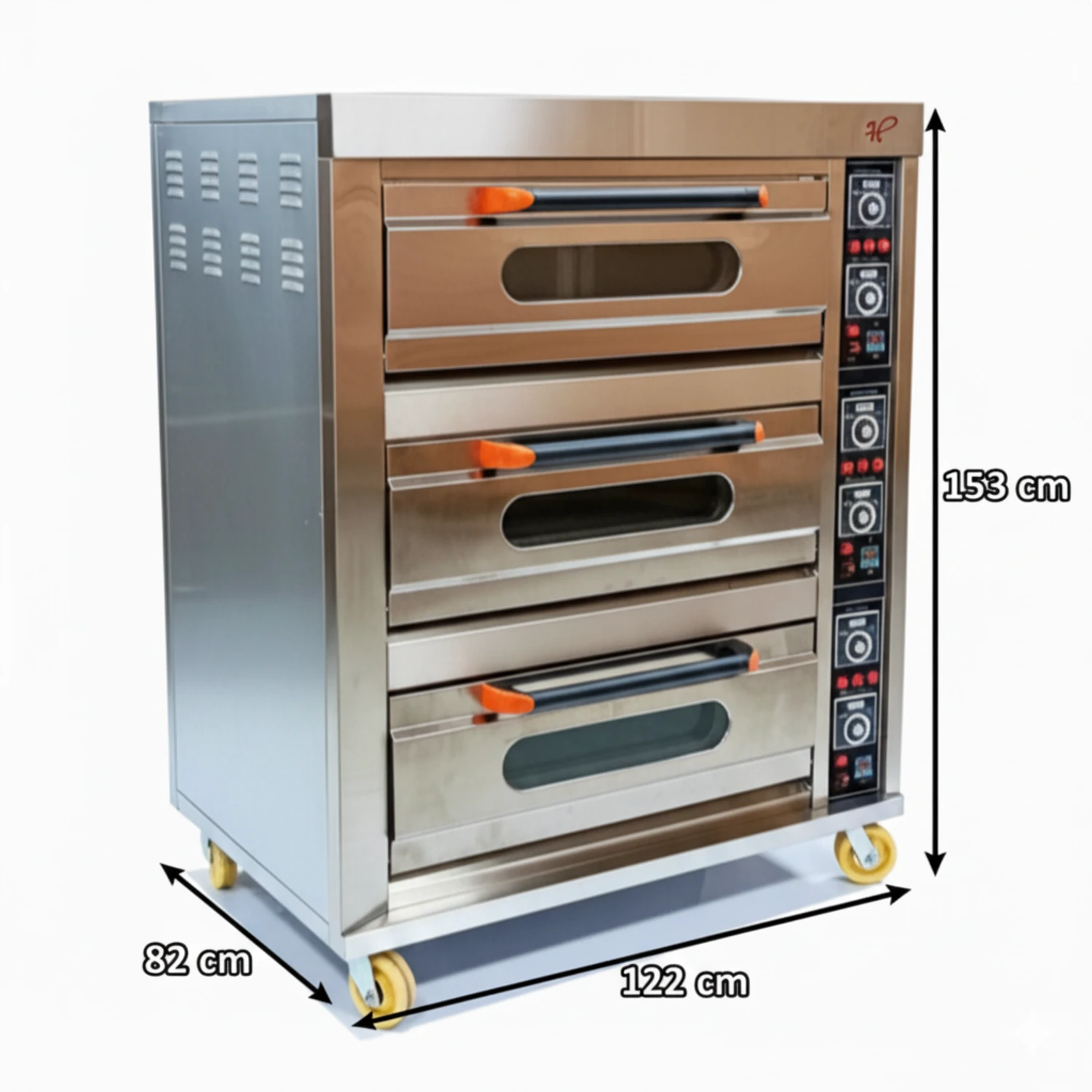 Electric Pizza Oven 3 Deck 6 Tray with 6 Stone - 3D6T (Stone Size: 17x25 inch.) — view 2