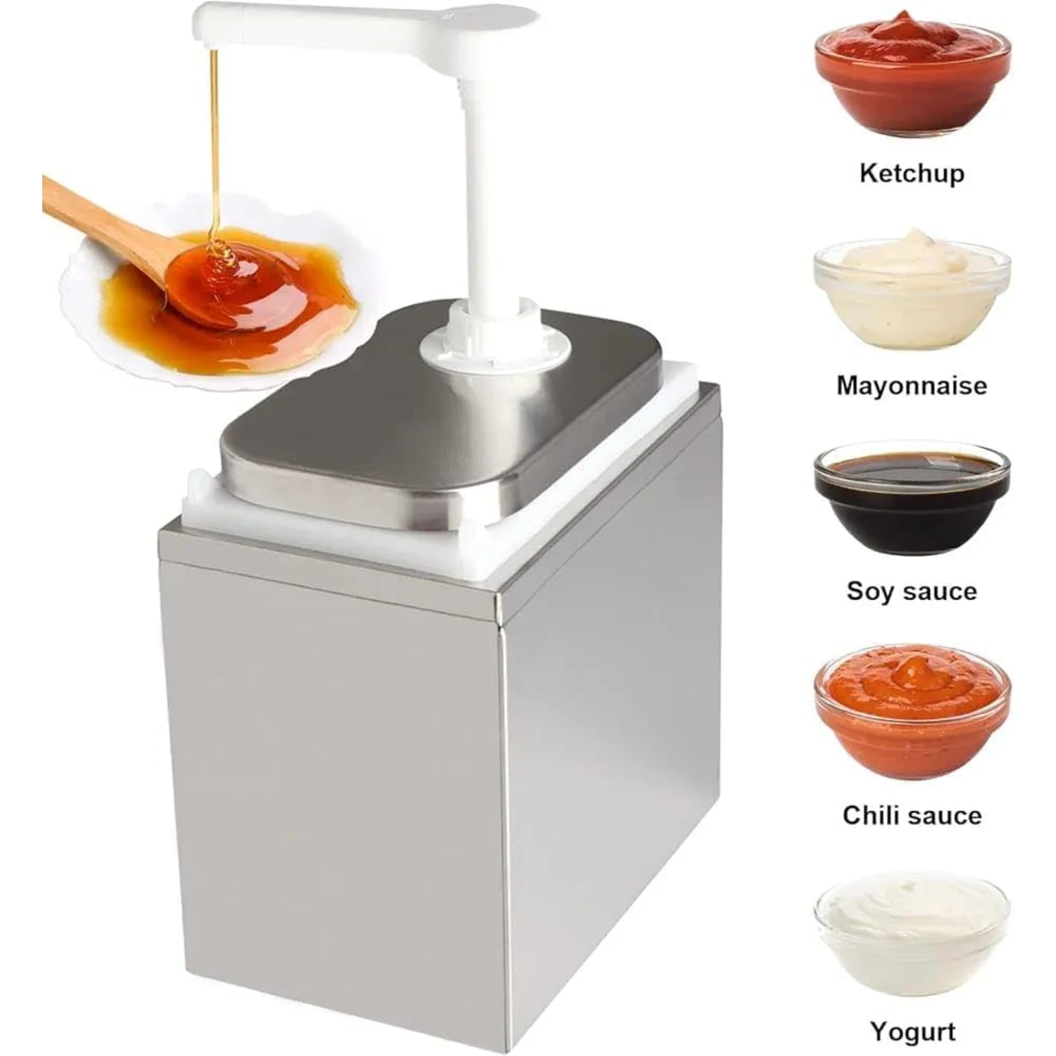 Spares for SS Tank Sauce Dispenser - Plastic Pump Head — view 2