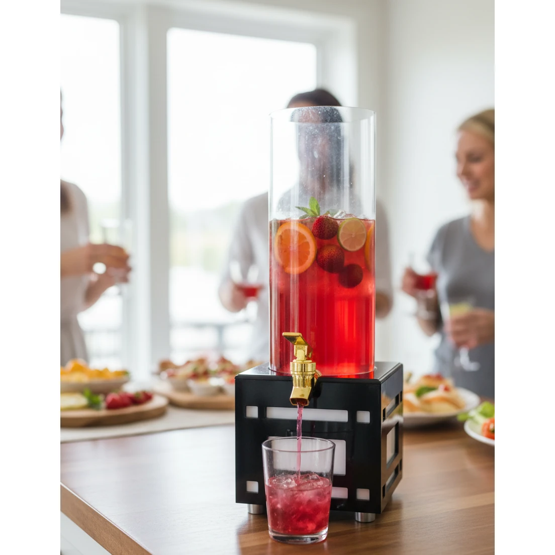 Premium Juice Dispenser - 3L Black — view 3