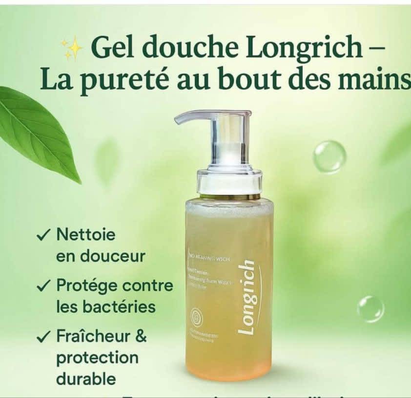 Gel douche longrich (éclaircissant)