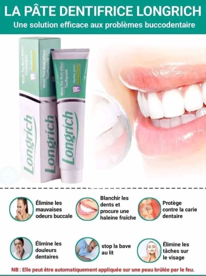 Pâte dentifrice LONGRICH