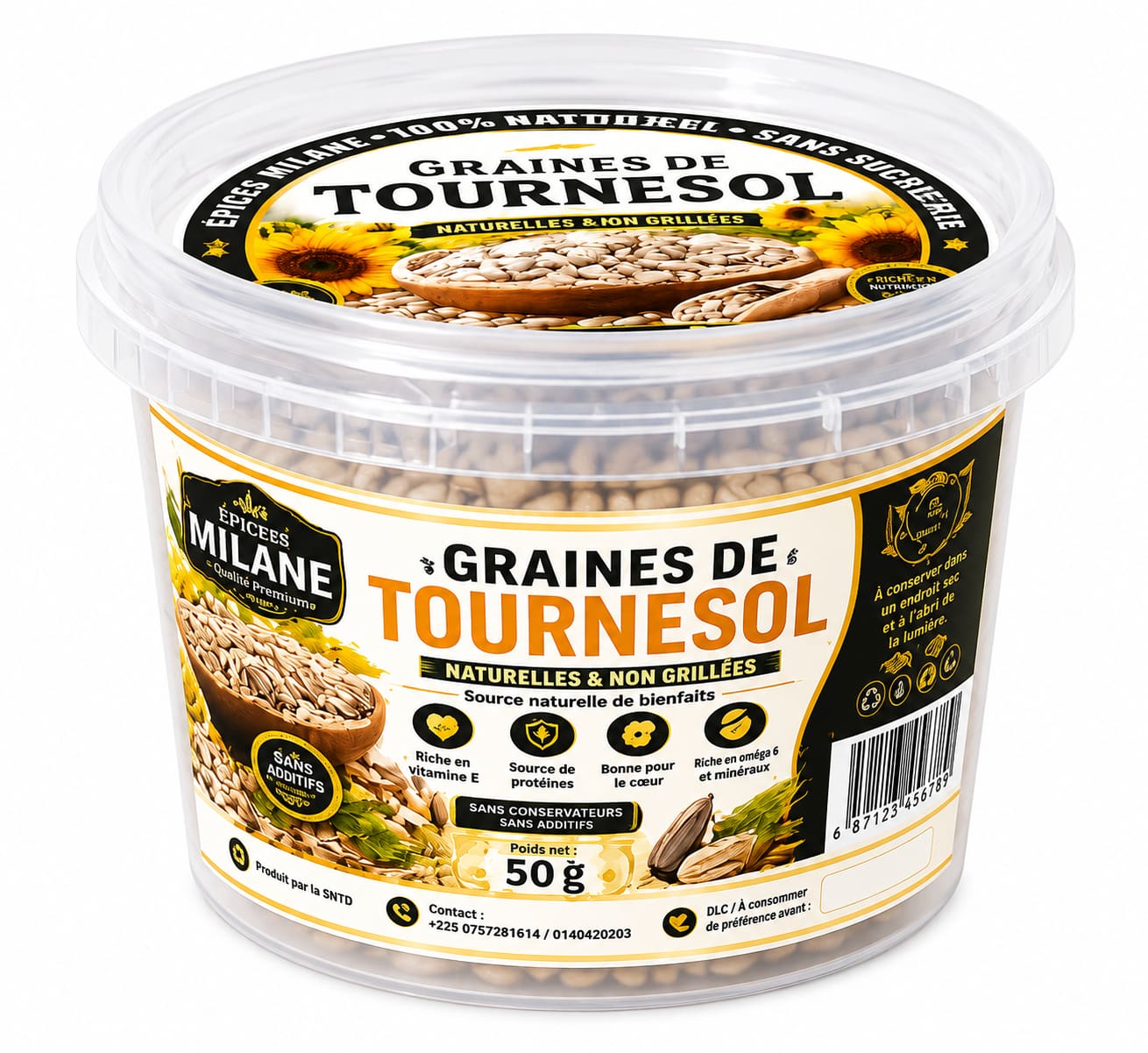 Grains de tournesol