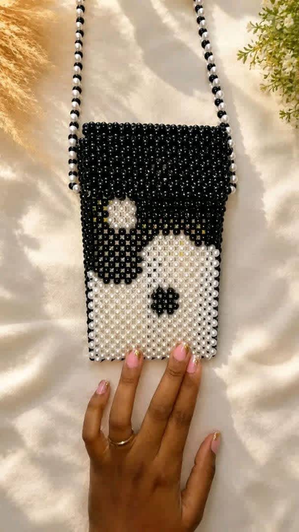 Sac Cabas personnalisé ; Sac Canevas ; Sacoche en perles ; Baya 