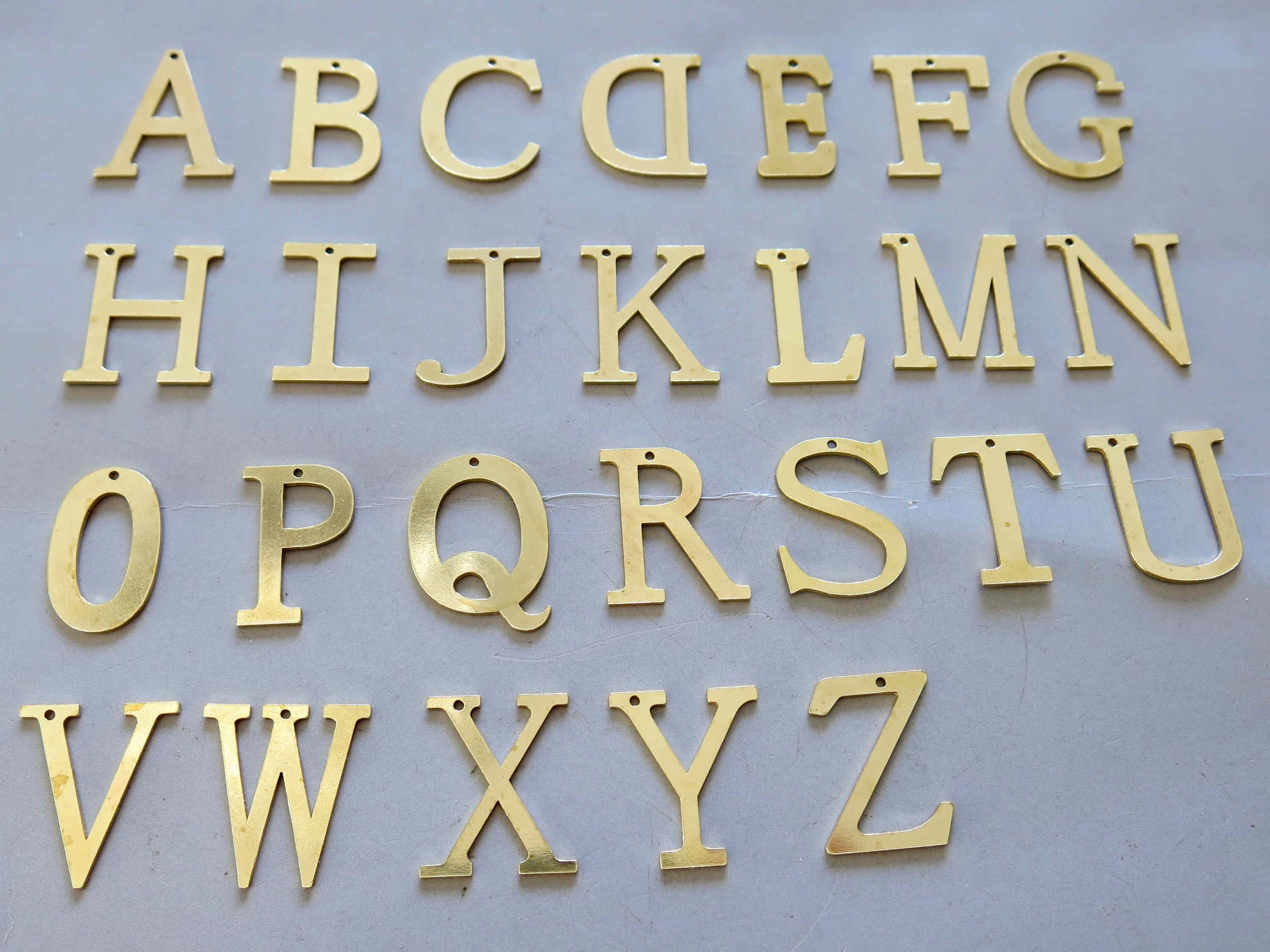 Lettres decoratifs