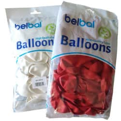 Ballon décoratifs, toutes les couleurs sont disponibles