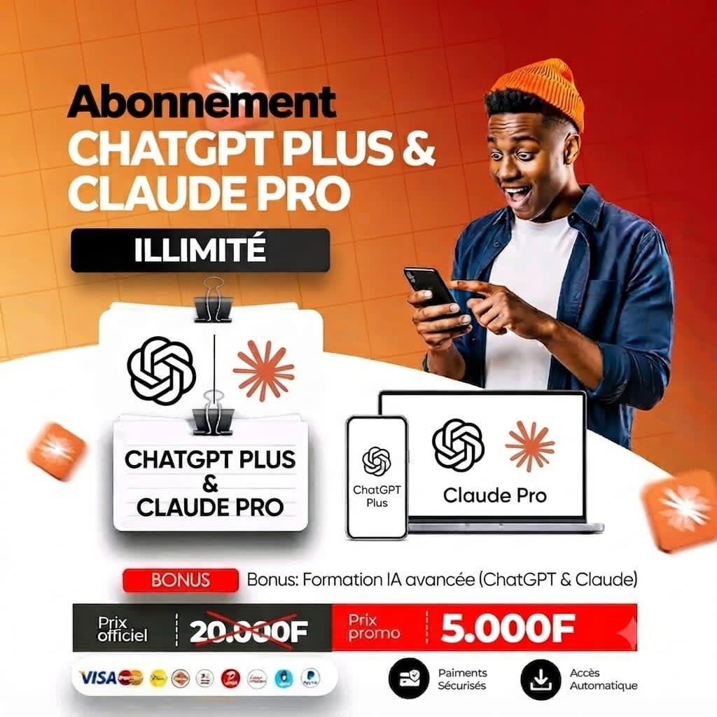 ACCES A CLAUDE ET CHAT GPT