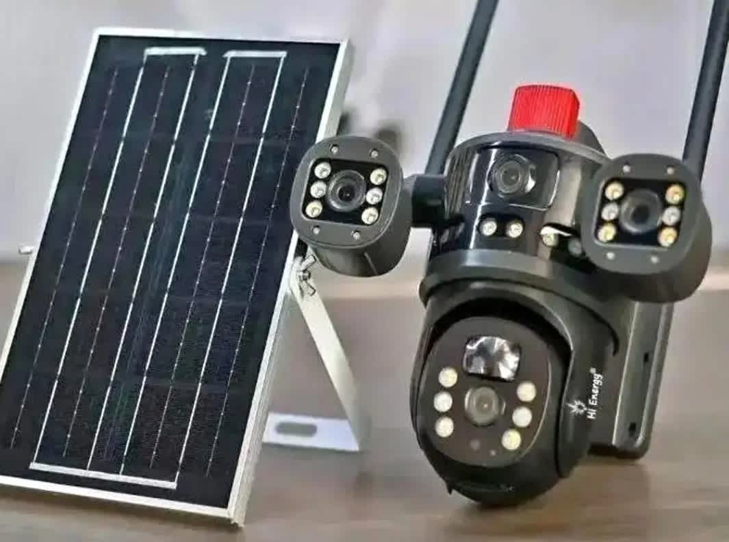 Camera de surveillance à Wi-Fi ou à sim avec panneau solaire