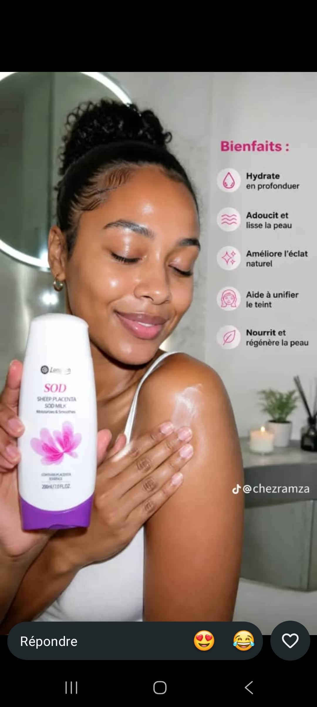 Lait de corps longrích