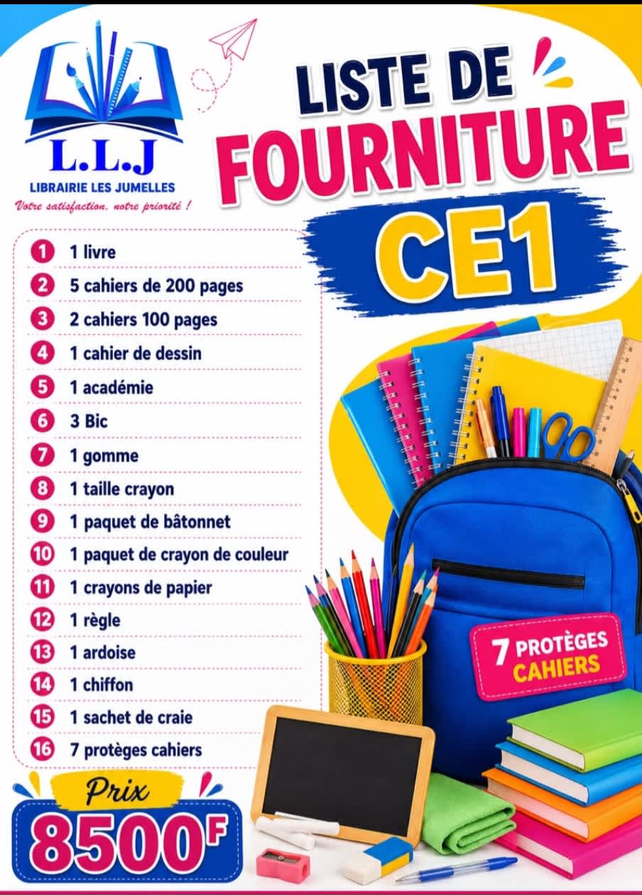 Promotion sur Fournitures scolaires CE1