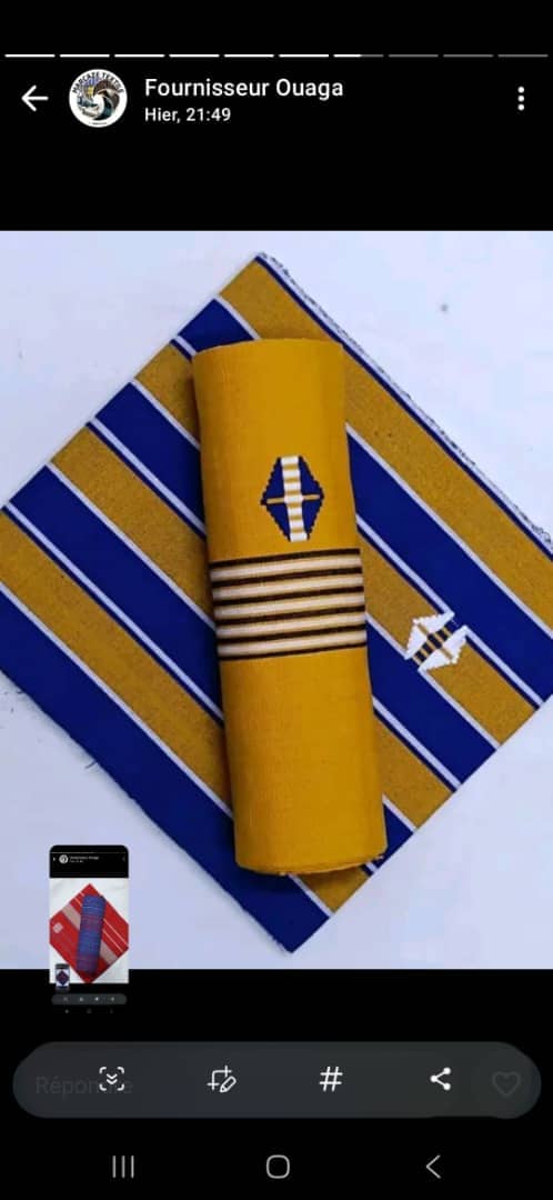 Danfani bleu jaune