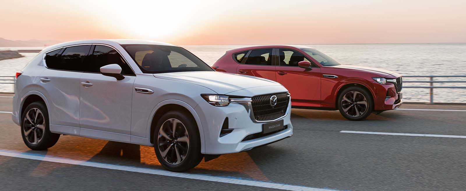 Mazda CX-60 on a city street