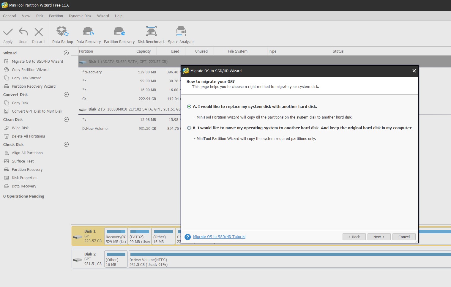 MiniTool Partition Wizard 11.6