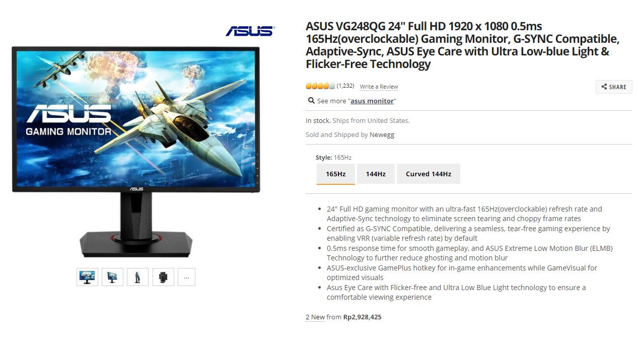 Cara Milih Monitor Gaming