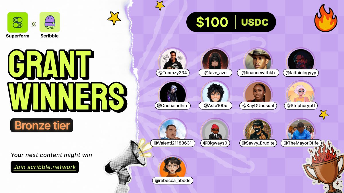 Bronze Winners Superform Bronze Winners Superform