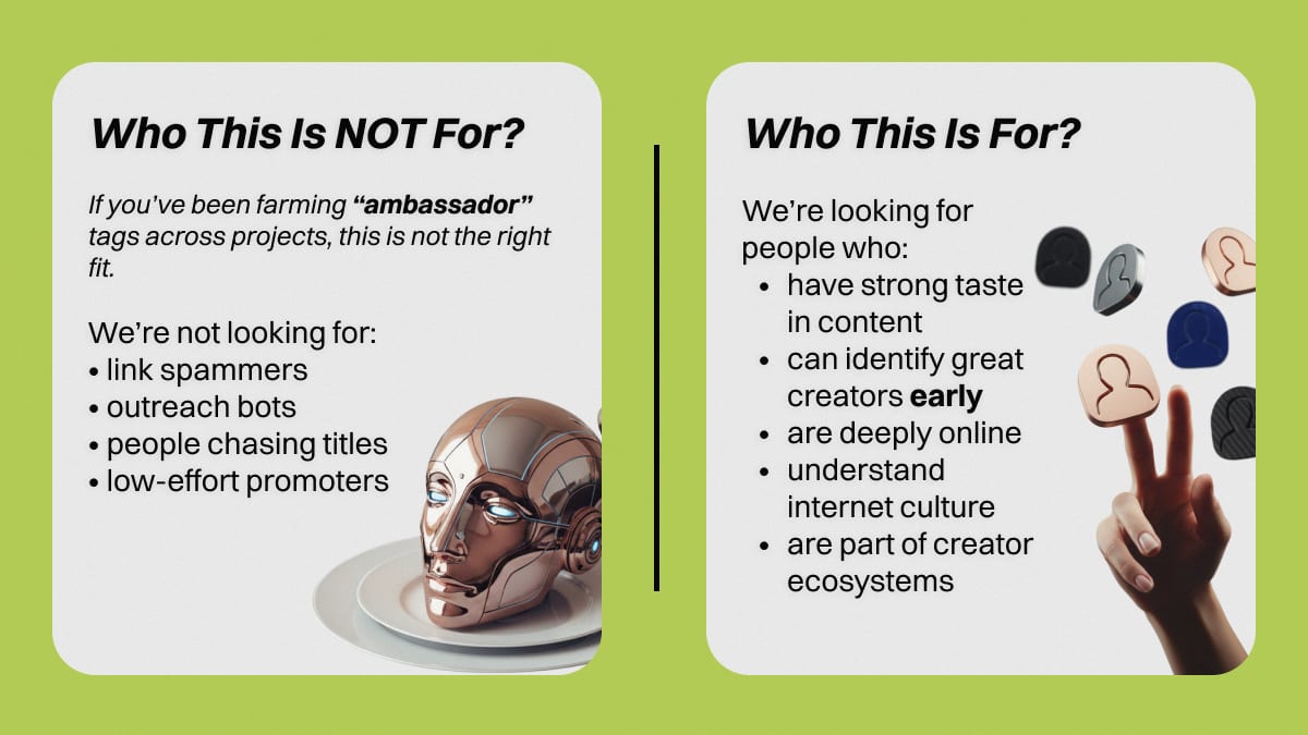 who this is for who this is for