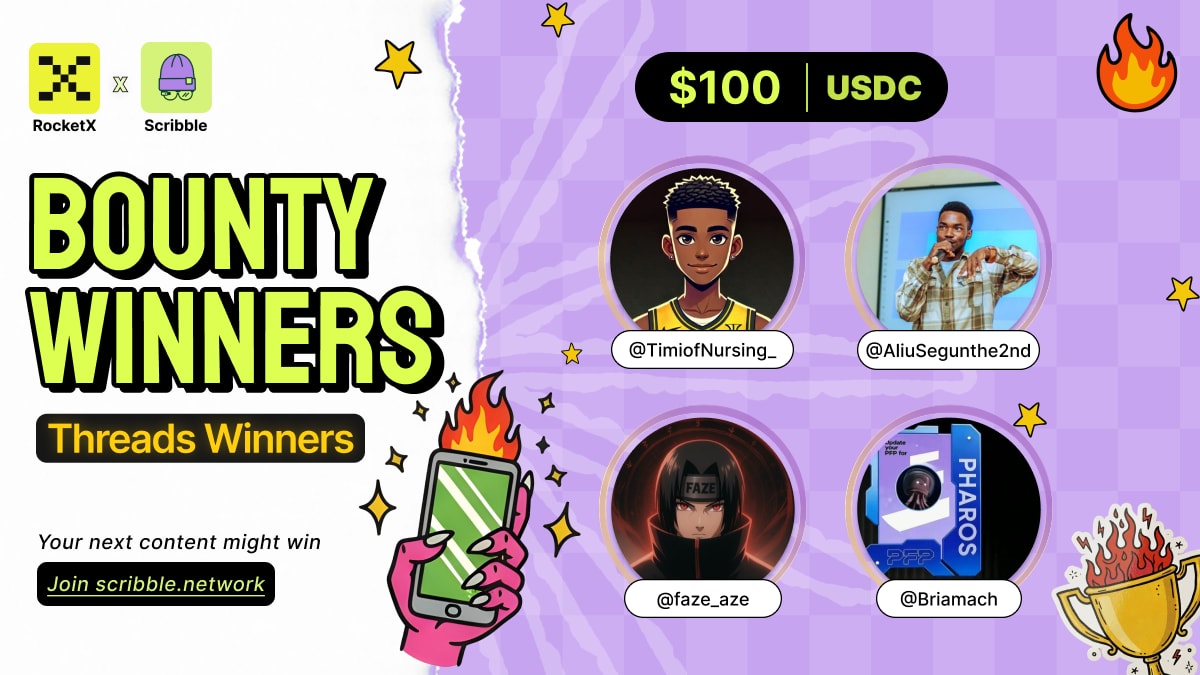 Thread Creator Winner Banner RocketX ScribbleAI Thread Creator Winner Banner RocketX ScribbleAI